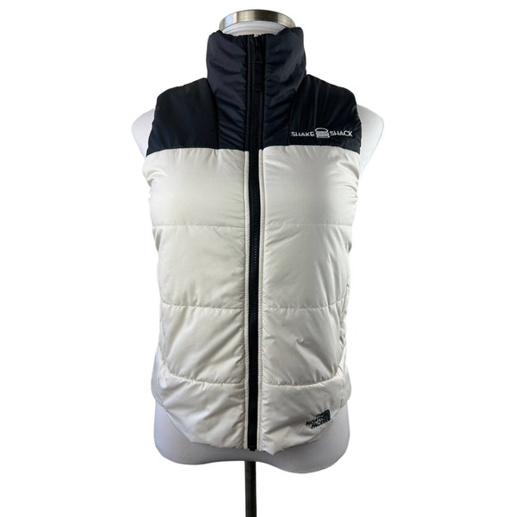 *Flaw The North Face Shake Shack Logo Everyday Insulated Vest Puffer Colorblock - Picture 16 of 16
